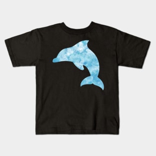 Watercolor Dolphin Kids T-Shirt